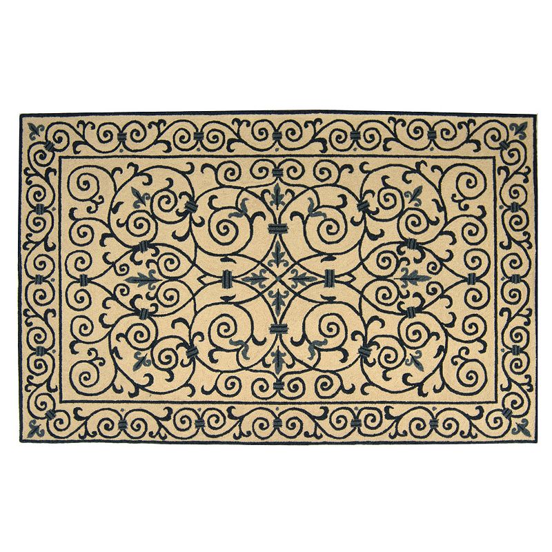 Safavieh Chelsea Scroll Hand Hooked Wool Rug, Multicolor, 8.5X11.5Ft