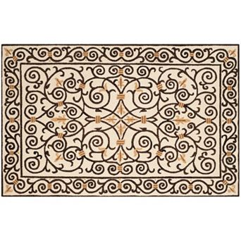 Safavieh Chelsea Scroll Hand Hooked Wool Rug