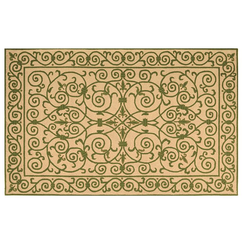 Safavieh Chelsea Scroll Hand Hooked Wool Rug, Multicolor, 2.5X8 Ft