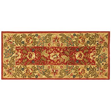 Safavieh Chelsea Floral Border Hand Hooked Wool Rug