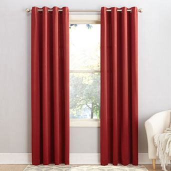 Sun Zero 1-Panel Gramercy Grommet Room Darkening Window Curtain