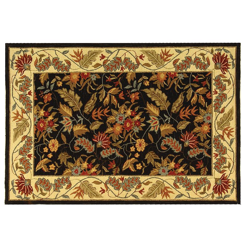 Safavieh Chelsea Bouquet Floral Hand Hooked Wool Rug, Multicolor, 8Ft Sq