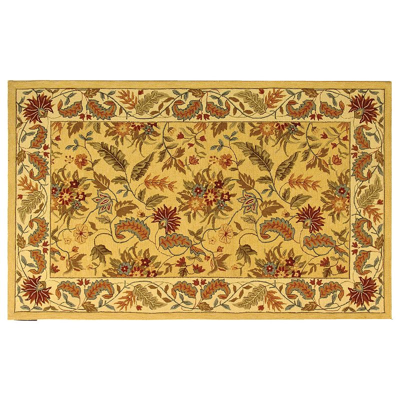Safavieh Chelsea Bouquet Floral Hand Hooked Wool Rug, Multicolor, 6X9 Ft