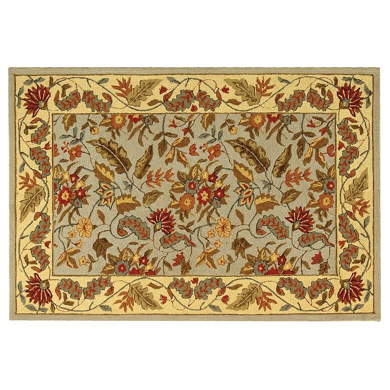 Safavieh Chelsea Bouquet Floral Hand Hooked Wool Rug, Multicolor, 8Ft Rnd