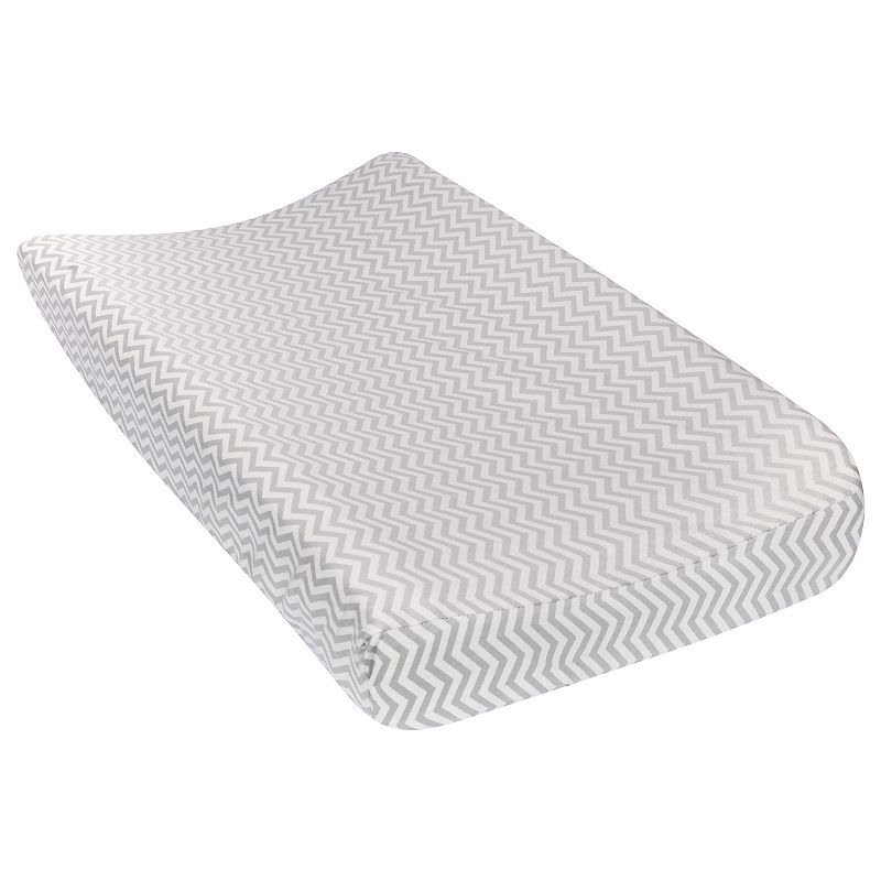 Chevron Deluxe Flannel Changing Pad Cover