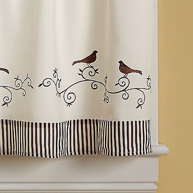 CHF Bird Tier Window Curtain Set