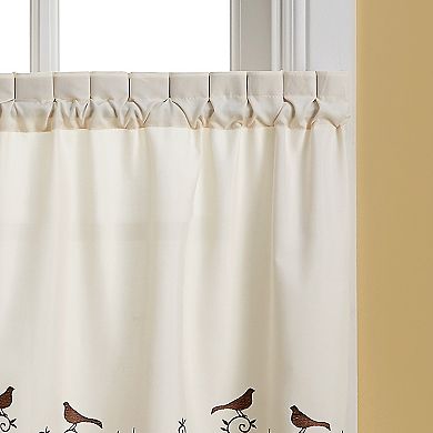 CHF Bird Tier Window Curtain Set