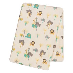 Trend Lab Zoo Animal Flannel Swaddle Blanket