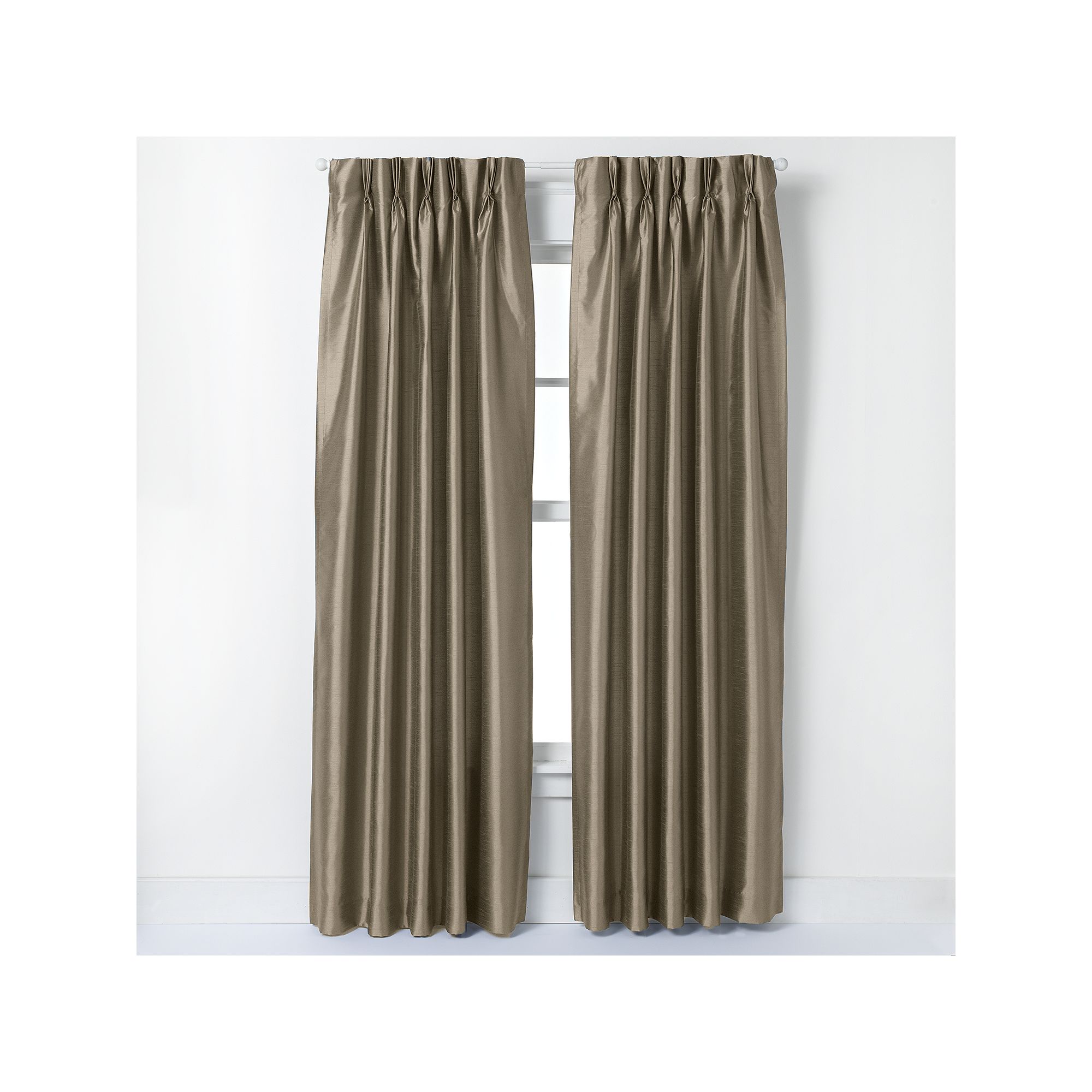 Window Curtainworks Marquee Window Curtain, Bronze