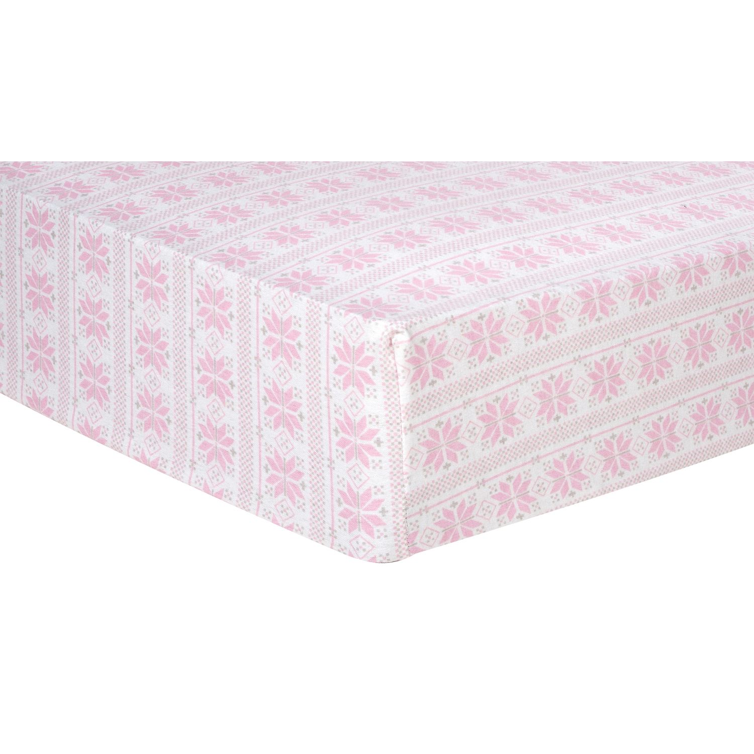 flannel fitted crib sheet