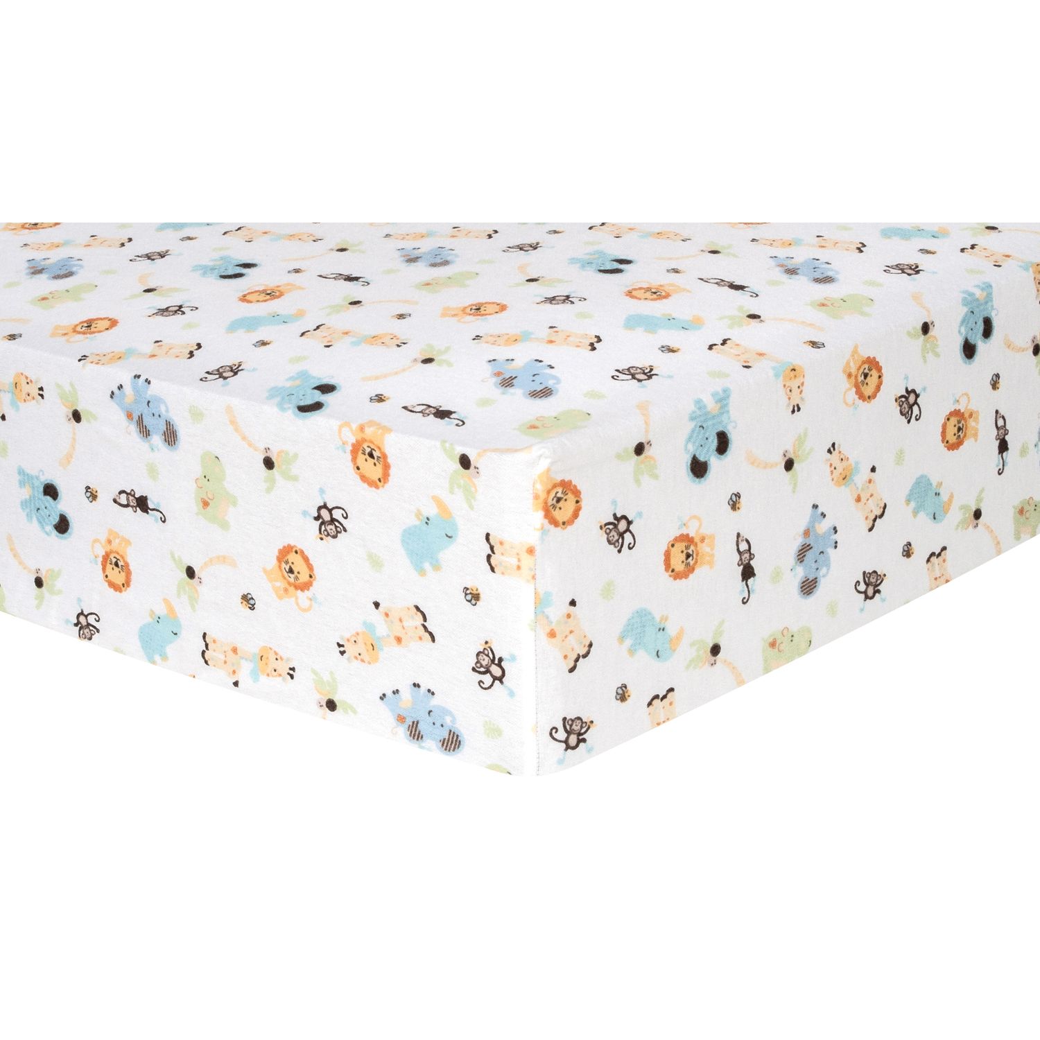 zoo animal crib sheets