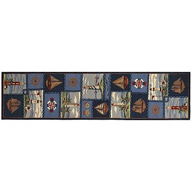 Safavieh Chelsea Wellfleet Nautical Hand Hooked Wool Rug