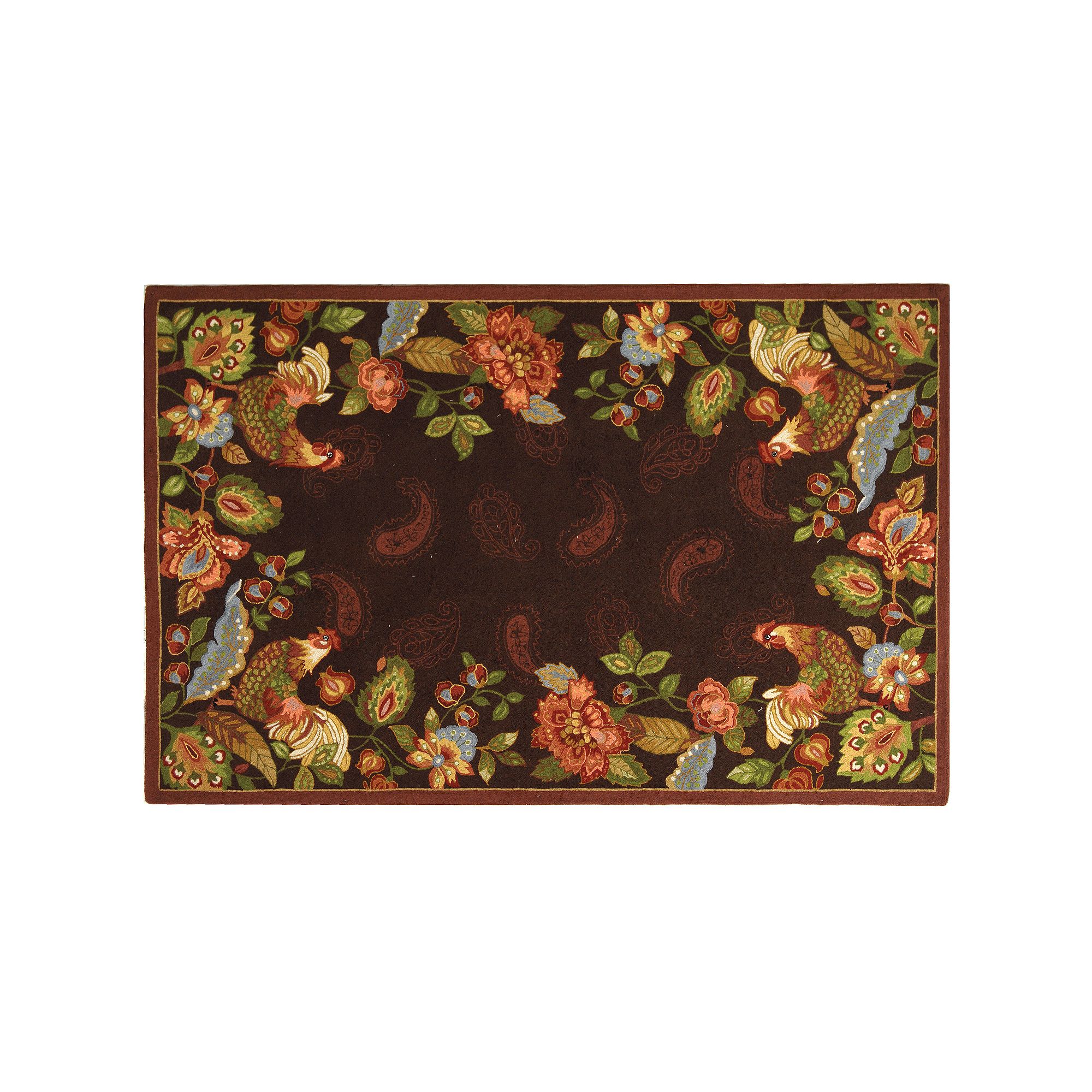 Safavieh Chelsea Paisley Roo Hand Hooked Wool Rug, Red