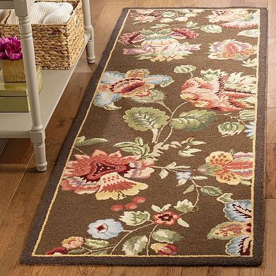 Safavieh Chelsea Snapdragon Framed Floral Wool Rug