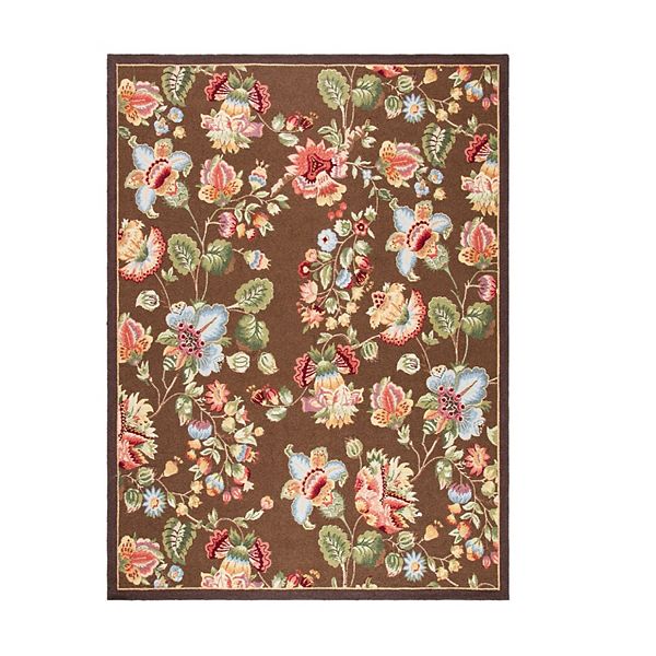 Safavieh Chelsea Snapdragon Framed Floral Wool Rug