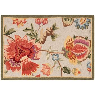 Safavieh Chelsea Snapdragon Framed Floral Wool Rug