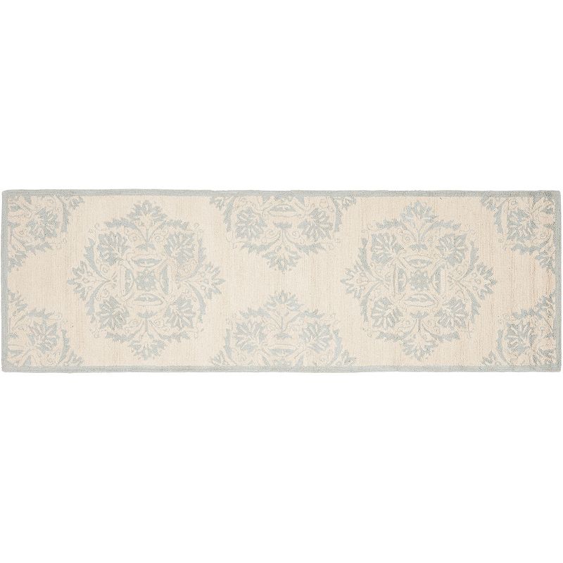 Safavieh Chelsea Damask Framed Wool Rug, Multicolor, 2.5X12 Ft