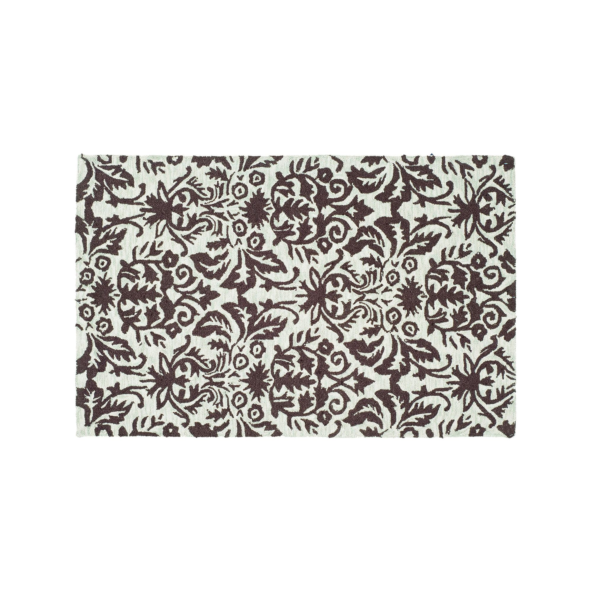 Safavieh Chelsea Palmaire Damask Hand Hooked Wool Rug, Sage Brown