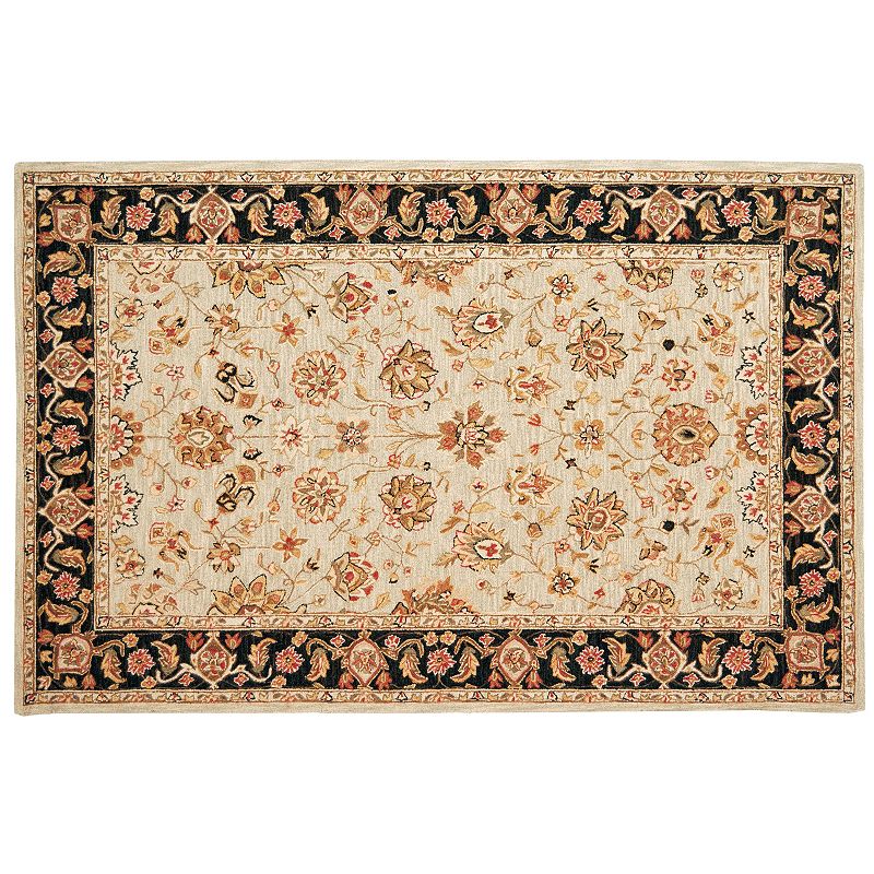 Safavieh Chelsea Kashan Floral Hand Hooked Wool Rug, Multicolor, 3.5X5.5 Ft