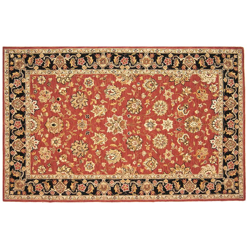 Safavieh Chelsea Kashan Floral Hand Hooked Wool Rug, Multicolor, 6X9 Ft