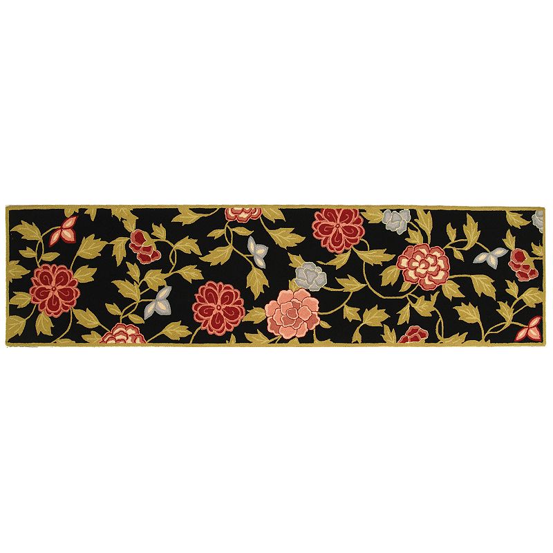 27671365 Safavieh Chelsea English Rose Framed Floral Wool R sku 27671365