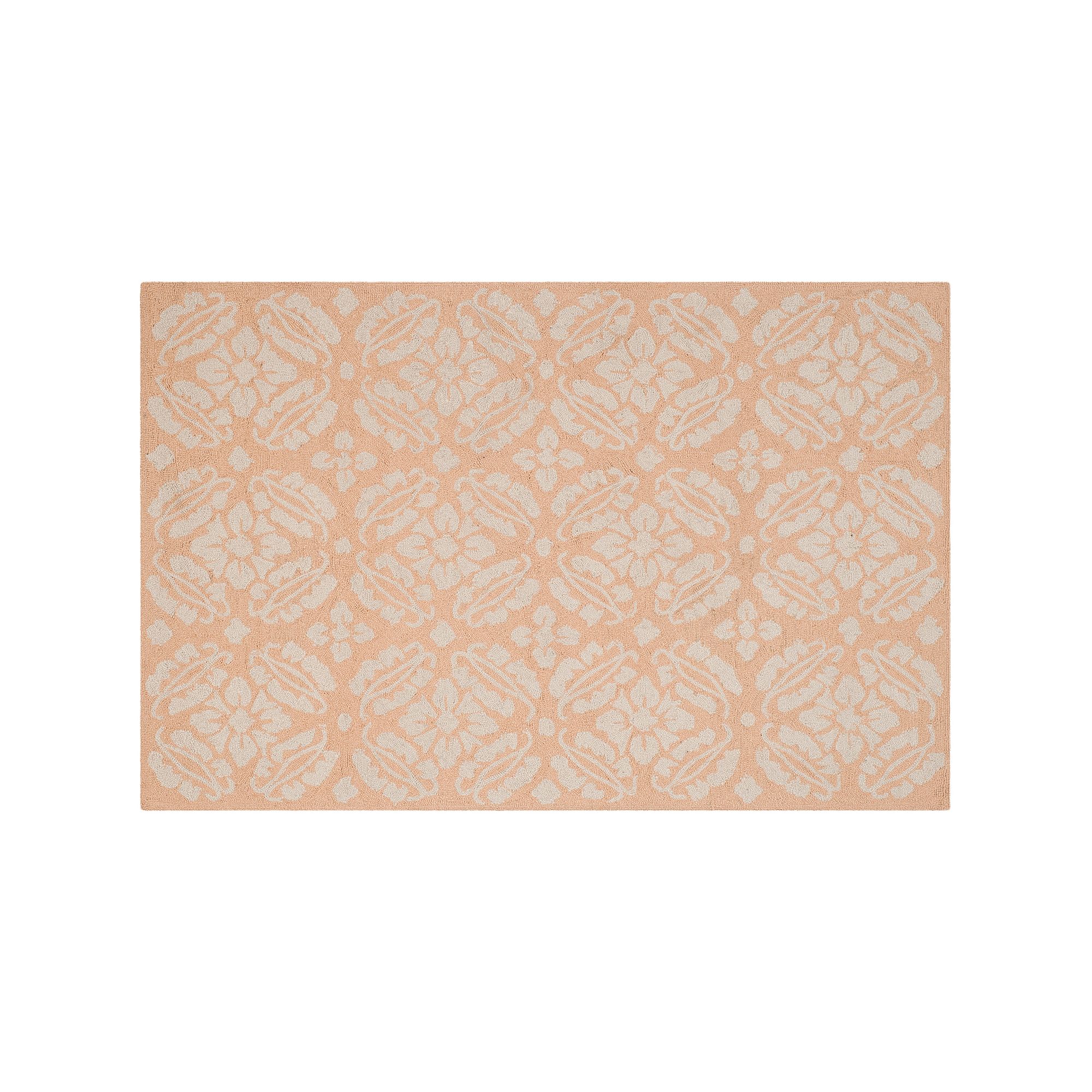 Safavieh Chelsea Rose Garden Hand Hooked Wool Rug, Blush