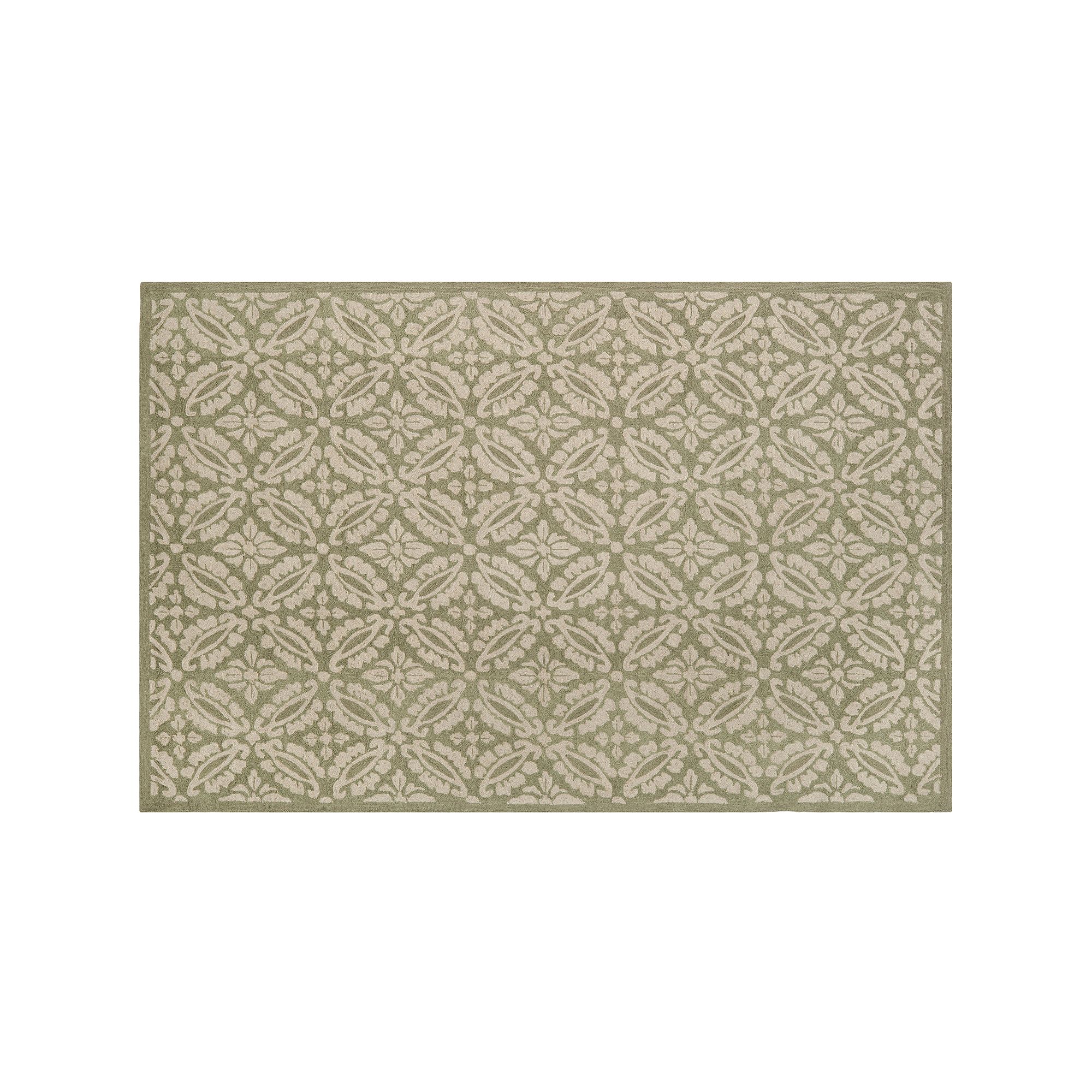 Safavieh Chelsea Rose Garden Hand Hooked Wool Rug, Green