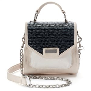 Adrienne Landau Mini Leather Satchel