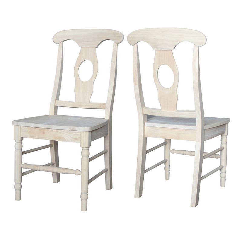 International Concepts 2-piece Empire Chair Set, Multicolor