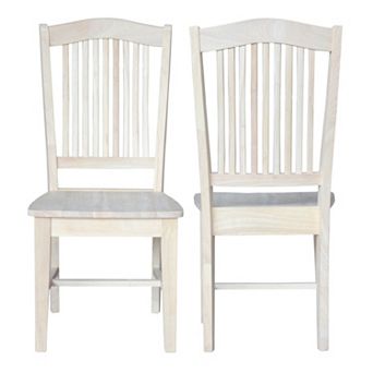 International Concepts 2 pc Stafford Chair Set