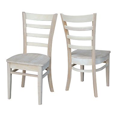 International Concepts Emily Side Chair 2-piece Set