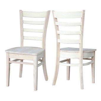 International Concepts Emily Side Chair 2 pc Set