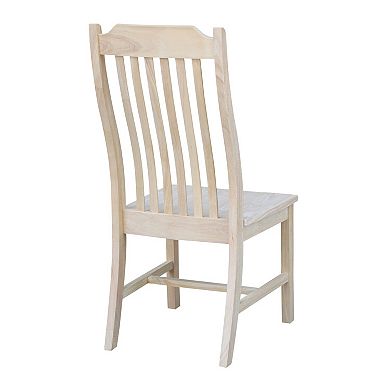 International Concepts 2-piece Steambent Mission Chair Set