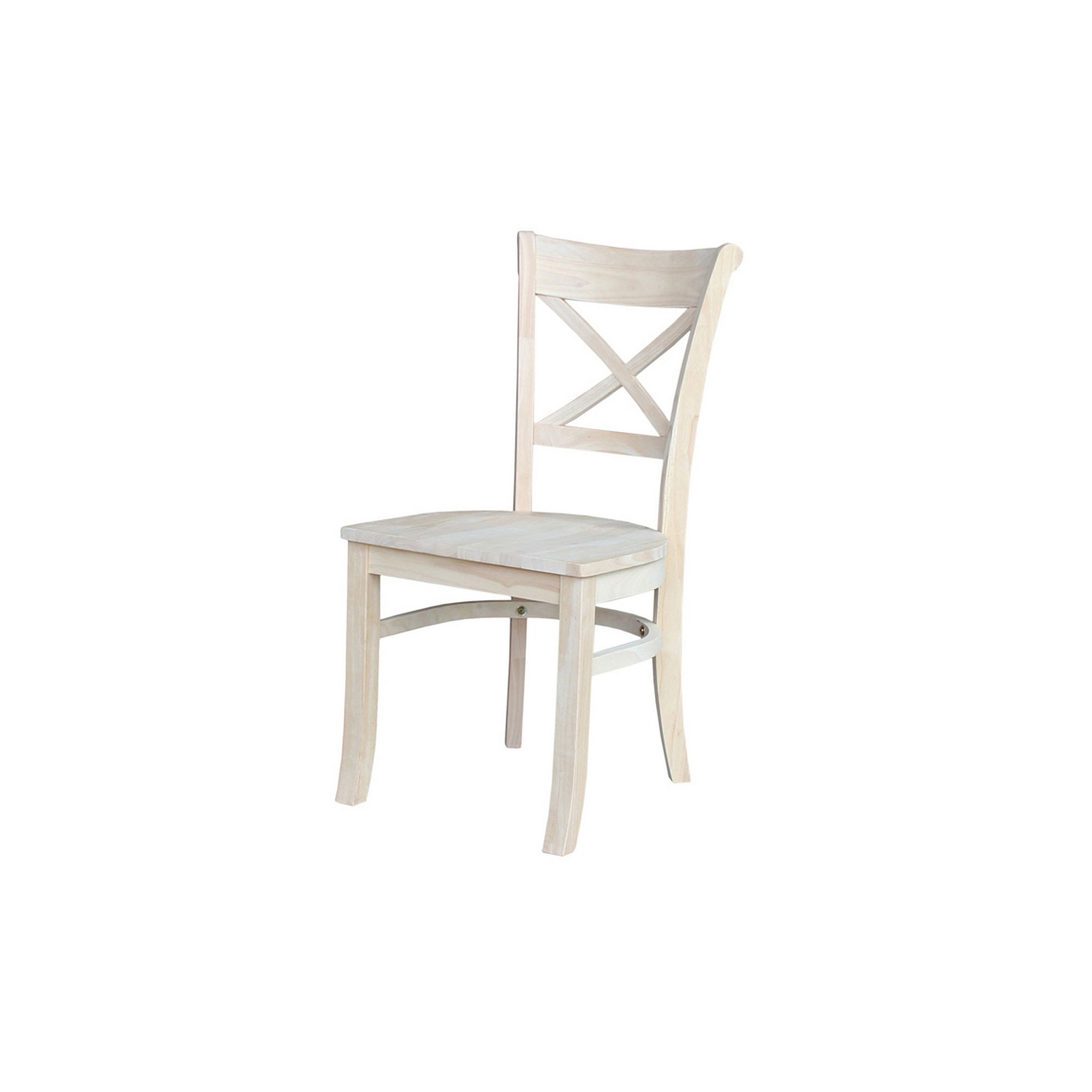 International Concepts 2-piece Charlotte X-Back Chair Set, Multicolor