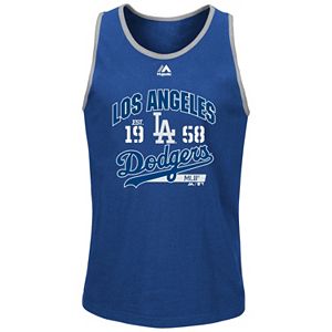 Men's Majestic Los Angeles Dodgers Flawless Victory Tank