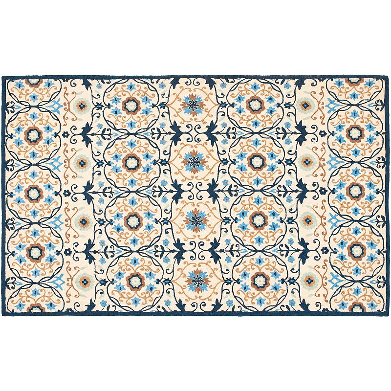 Safavieh Chelsea Tribal Floral Hand Hooked Wool Rug, Multicolor, 2.5X8 Ft