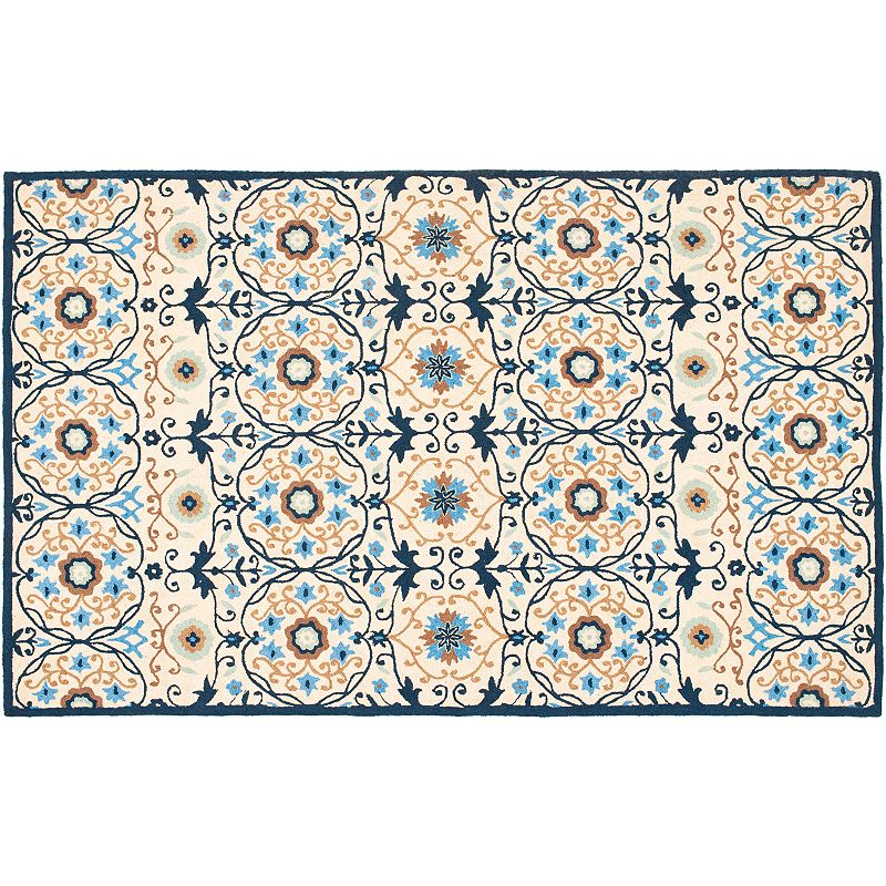 Safavieh Chelsea Tribal Floral Hand Hooked Wool Rug, Multicolor, 2.5X8 Ft