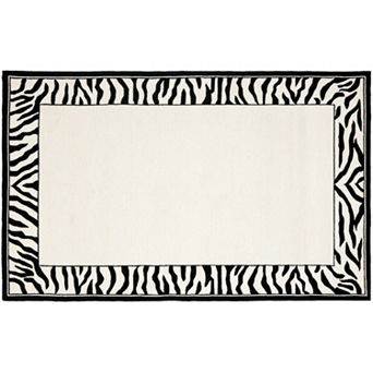Safavieh Chelsea Zebra Hand Hooked Wool Rug