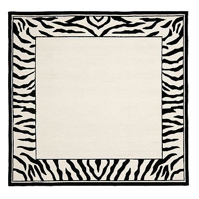 Safavieh Chelsea Zebra Hand Hooked Wool Rug