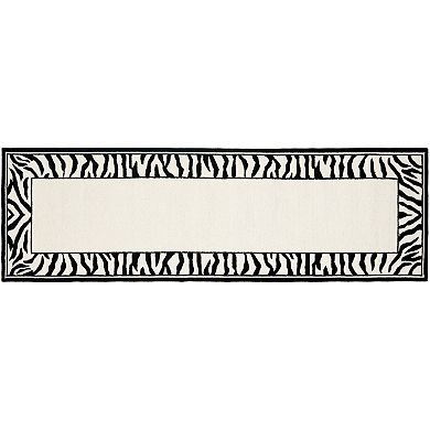 Safavieh Chelsea Zebra Hand Hooked Wool Rug