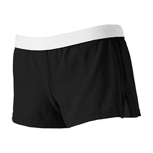 Juniors' Soffe White Band Low-Rise Shortie Shorts