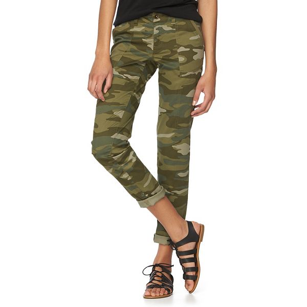 Kohls womens sales camo pants