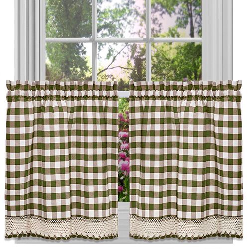 Curtains Blinds Curtains Pelmets Black White Gingham