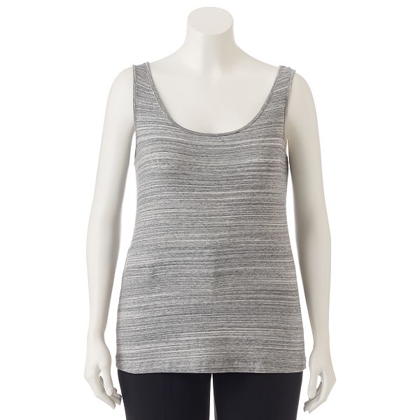 Plus Size Apt. 9® Everyday Scoopneck Tank