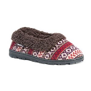 MUK LUKS Women's Striped Slide Slippers