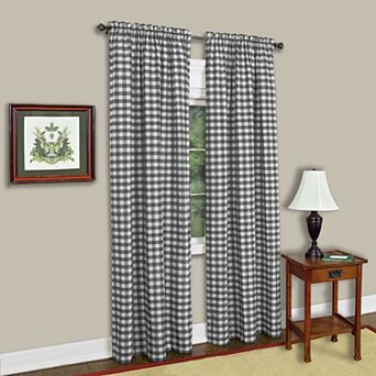Buffalo Check 1-Panel Window Curtain