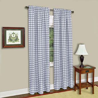 Buffalo Check 1-Panel Window Curtain