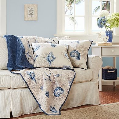 Madison Park Nantucket Oversized Quilted Throw