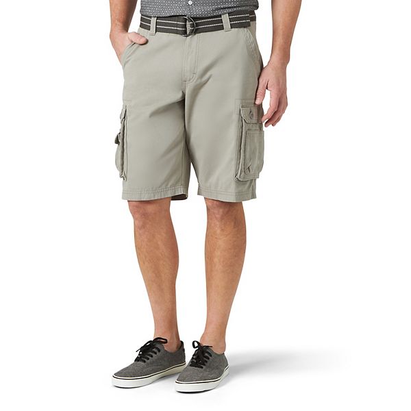 Lee Men's Belted Wyoming Cargo Shorts - Cement, Cement, 34