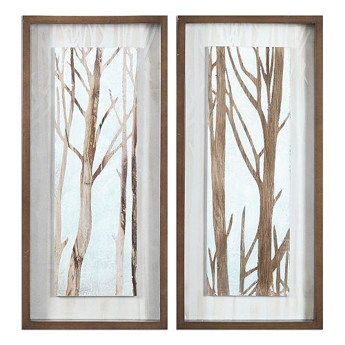 Tree Focus Framed Wall Art 2-piece Set